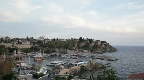 Antalya Marina Stock Footage 10723683