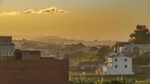 Antananarivo, Madagascar romantic time lapse Stock Footage 108431153
