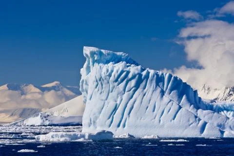 Antarctic glacier Stock Photos