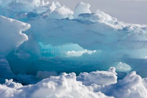 Antarctic Glacier Stock-Fotos