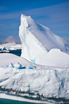 Antarctic glacier Foto stock