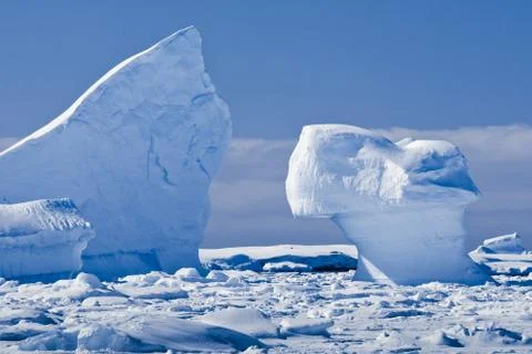 Antarctic glacier 写真素材