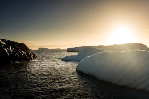Antarctic glacier 写真素材