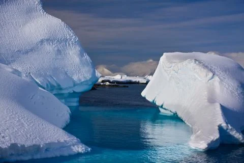 Antarctic iceberg Fotos Stock