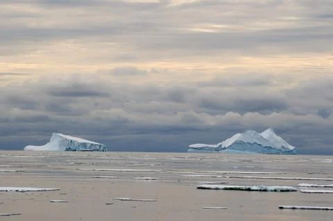 Antarctic landscape Stock Photos