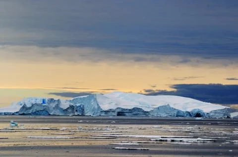 Antarctic landscape Stock Photos