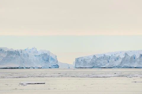 Antarctic landscape Stock Photos