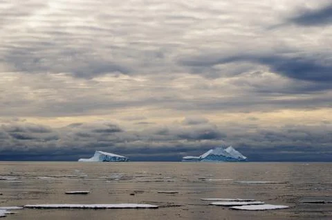 Antarctic landscape Stock Photos