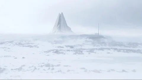 Antarctic Pyramid Video stock 123991906
