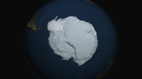 Antarctic Sea Ice Maximum Video stock 64822376