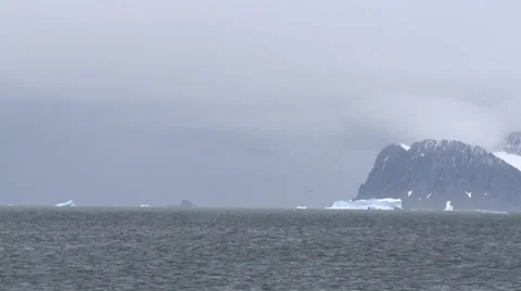 Antarctic winter on the way Stock Footage 34312913
