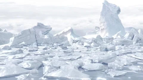 Antarctica Frozen Glacier Stock Footage 264809335