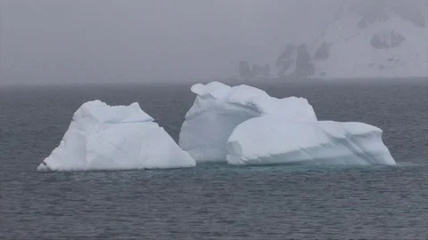 Antarctica ice in the water Stock Footage 73901568