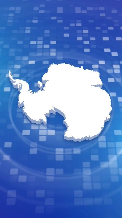 Antarctica Map Intro Video stock 259983178