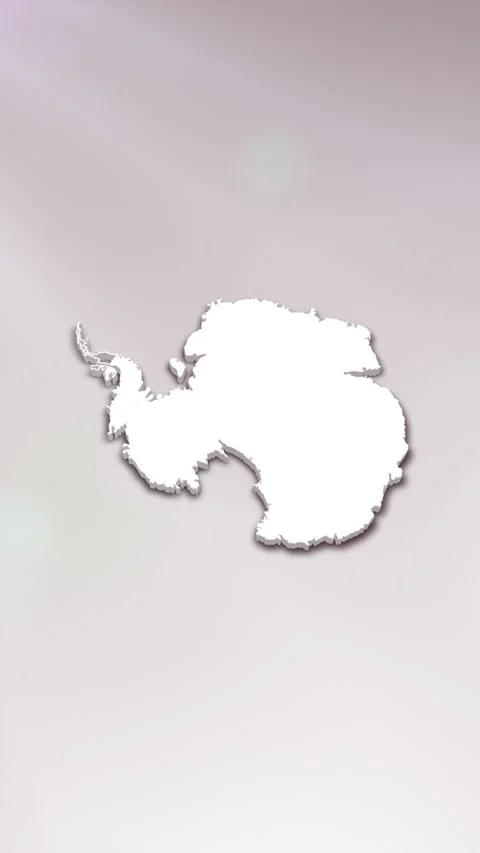 Antarctica Map Intro Stock Footage 261661346