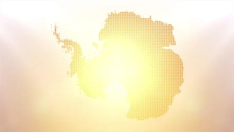 Antarctica Map Opener Stock Footage 247896949