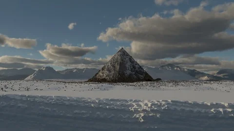 Antarctica Pyramid Stock Footage 104324821