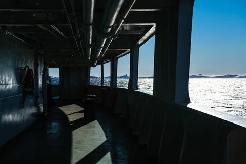 Antarctica from the View of Ship Stock Photos