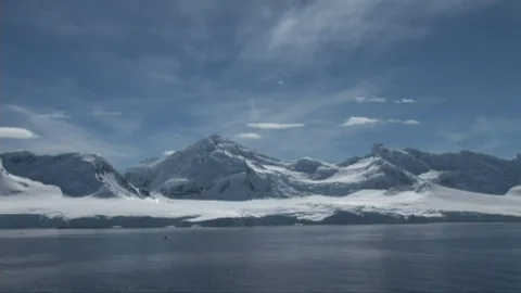 Antarctica,Glacier view Stock Footage 90357560