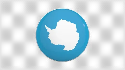 Antartica Button Flip Loop Stock Footage 303258540