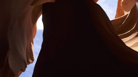 Antelope Canyon 06 - Rotating Stock Footage 95798346