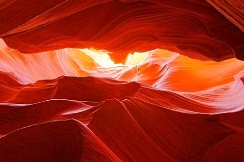 Antelope canyon Stock Photos