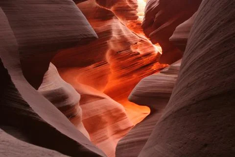 Antelope canyon Stock Photos