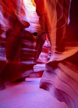 Antelope canyon Stock Photos
