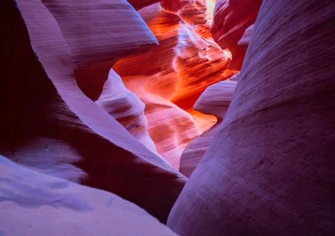 Antelope canyon Stock Photos