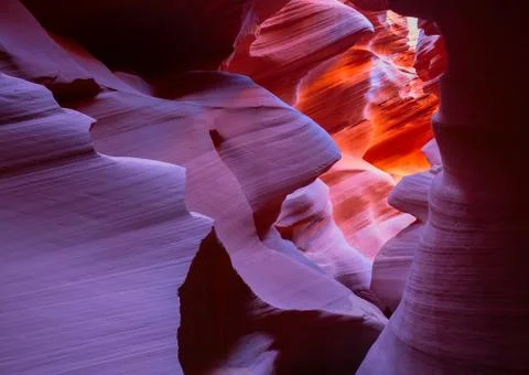 Antelope canyon Stock Photos