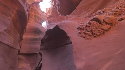Antelope Canyon Walkthrough 6 스톡 동영상 78206892