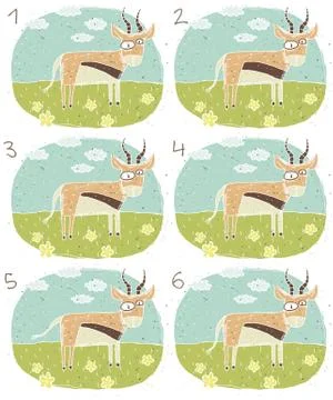 Antelope Visual Game Stock Illustration