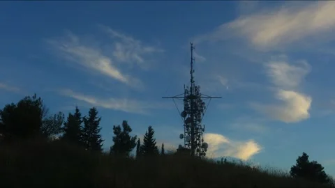 ANTENNA AND CLOUDS Stock Footage 287871416