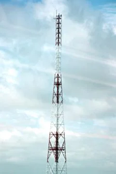 Antenna array telephone. Stock Photos