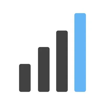 Antenna Bars icon vector image. Stock Illustration