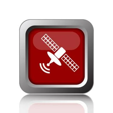 Antenna icon. Internet button on white background. Stock Illustration