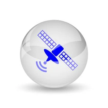 Antenna icon. Internet button on white background.. Stock Illustration