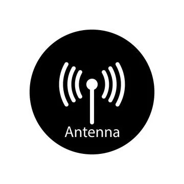 Antenna icon vector Stock Illustration