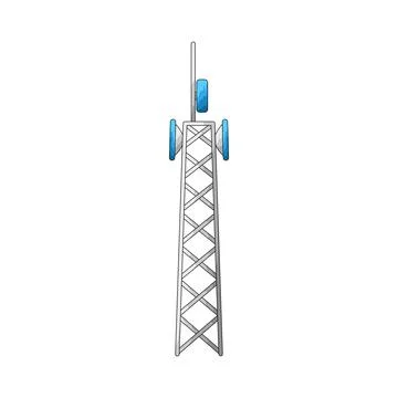 Antenna illustration Stock Illustration