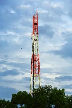 Antenna repeater Stock Photos