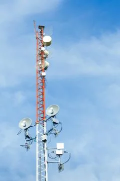 Antenna repeater Stock Photos