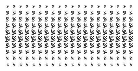 Antenna Shape Halftone Grid Stock-Illustration