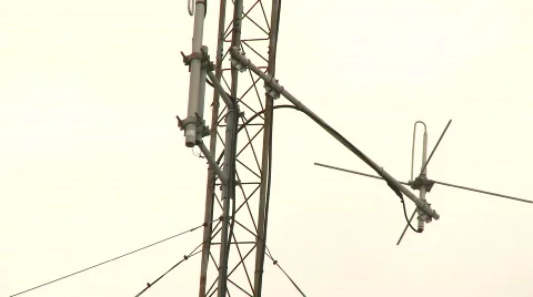  antenna shortwave Stock Footage 374975