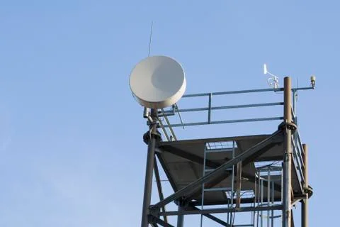 Antenna tower closeup Stock Photos