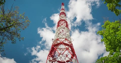 Antenna tower timelapse Stock Footage 65265538