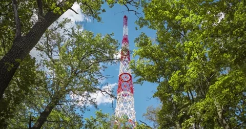 Antenna tower timelapse Stock Footage 65265708