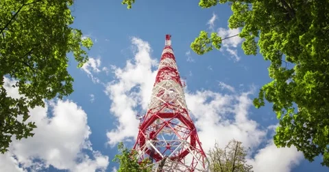 Antenna tower timelapse Stock Footage 65265803