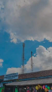 Antenna towers Stock Photos