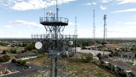 Antenna towers Stock Photos