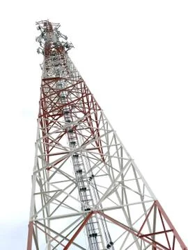 Antenna transmission. Stock Photos